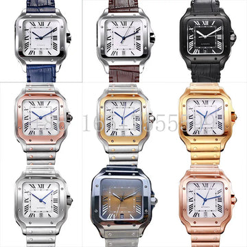 Men and Women Stainless Steel Quartz Movement And Automatic Movement Watch in 34MM 38MM Crafted with Cartieres Inspiration