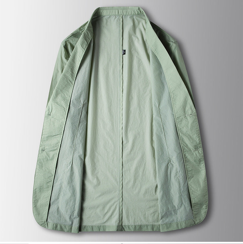 Men's Casual Suit Spring And Summer Thin Single-breasted Sunscreen Benxi Coat