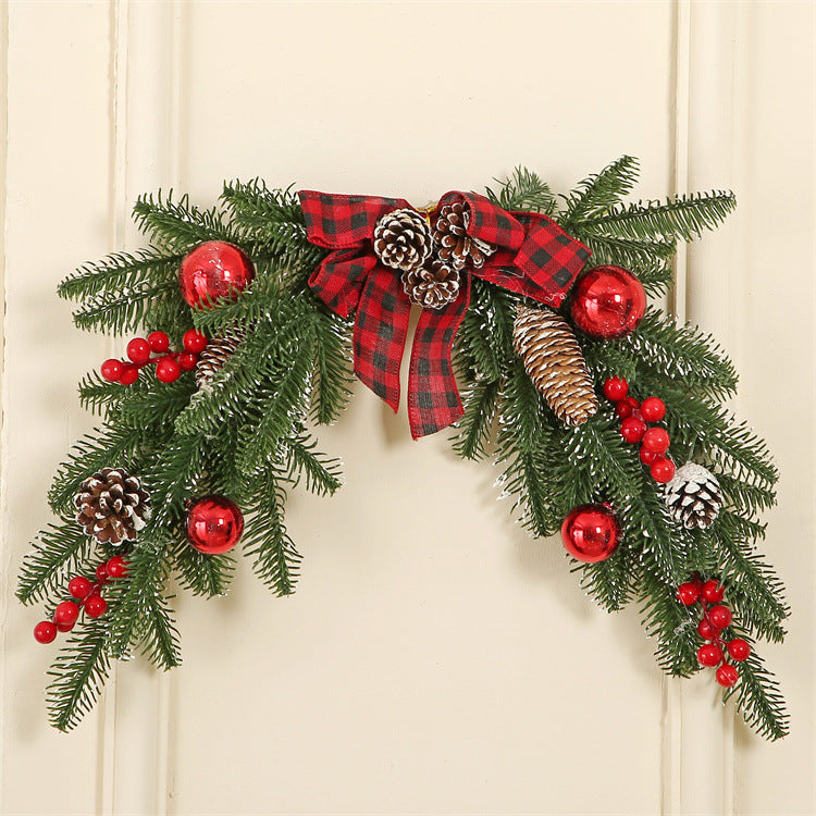 Simulation Rattan Wall Hanging Decoration Layout