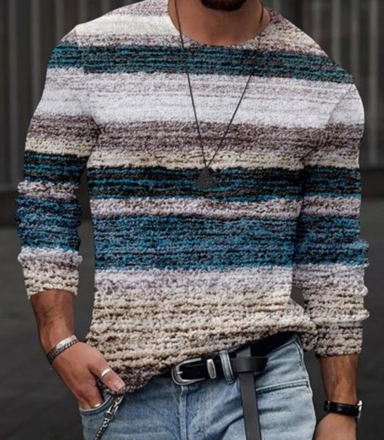 Men's Fashion Casual Long Sleeves Animal