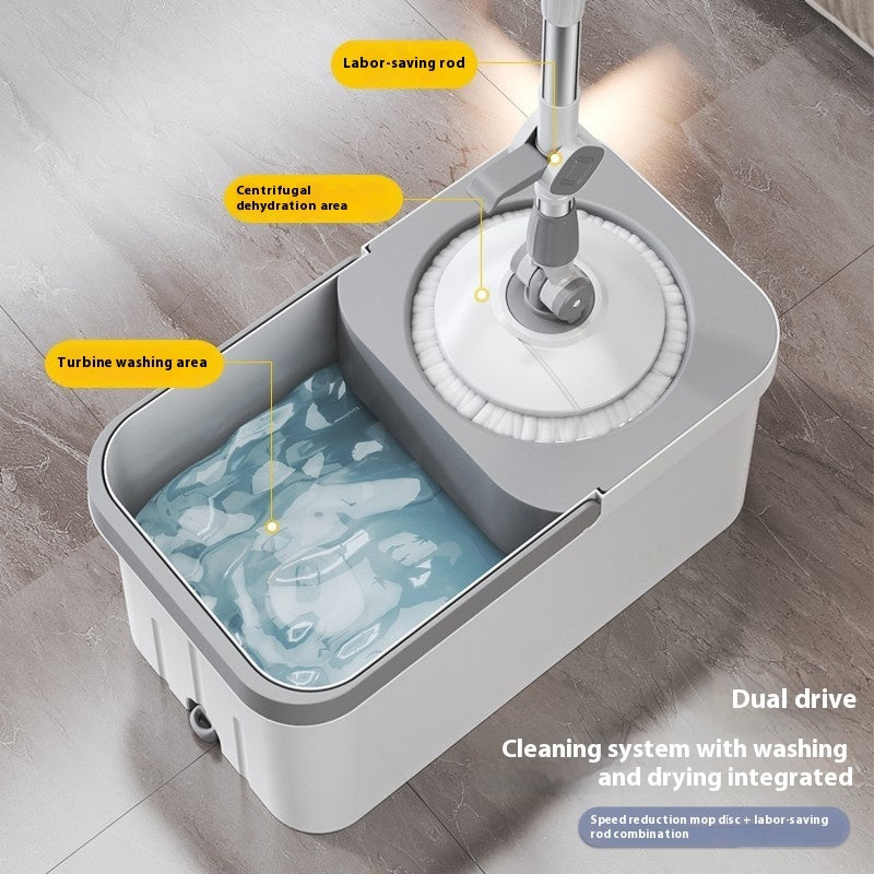 Fashion Large Rotating Mop With Barrel Suit