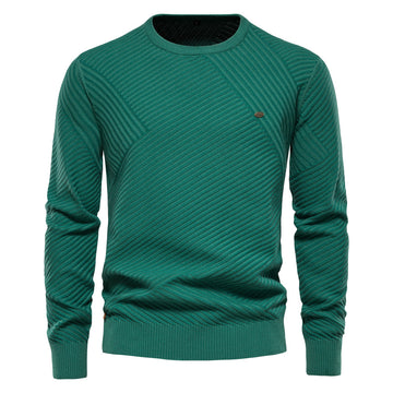 Men's Fashion Casual Round Neck Pullover Sweater