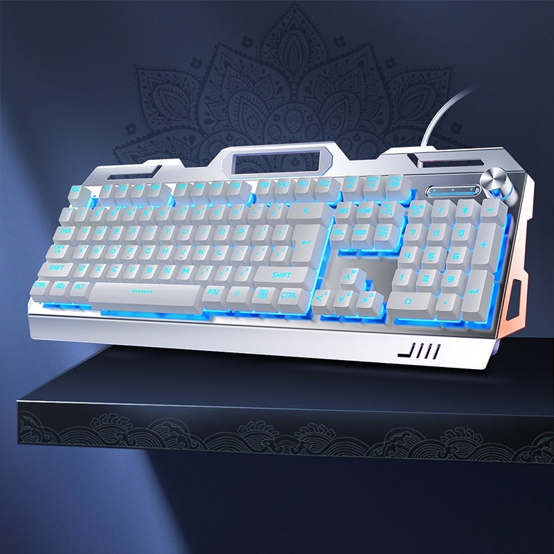 Silver Eagle V2G5 Mechanical Feeling Metal Keyboard Mouse Headset Three-piece Suit