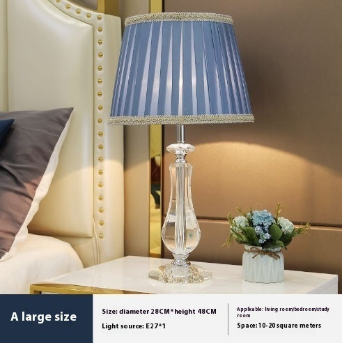 Fashionable Crystal Dimming Remote Control Desk Lamp Lighting