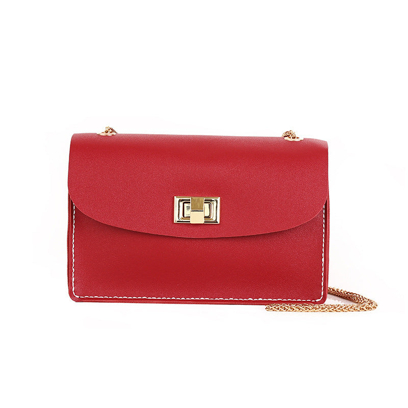 Chain Korean Version Diagonal One Shoulder Diy Handmade Material Bag