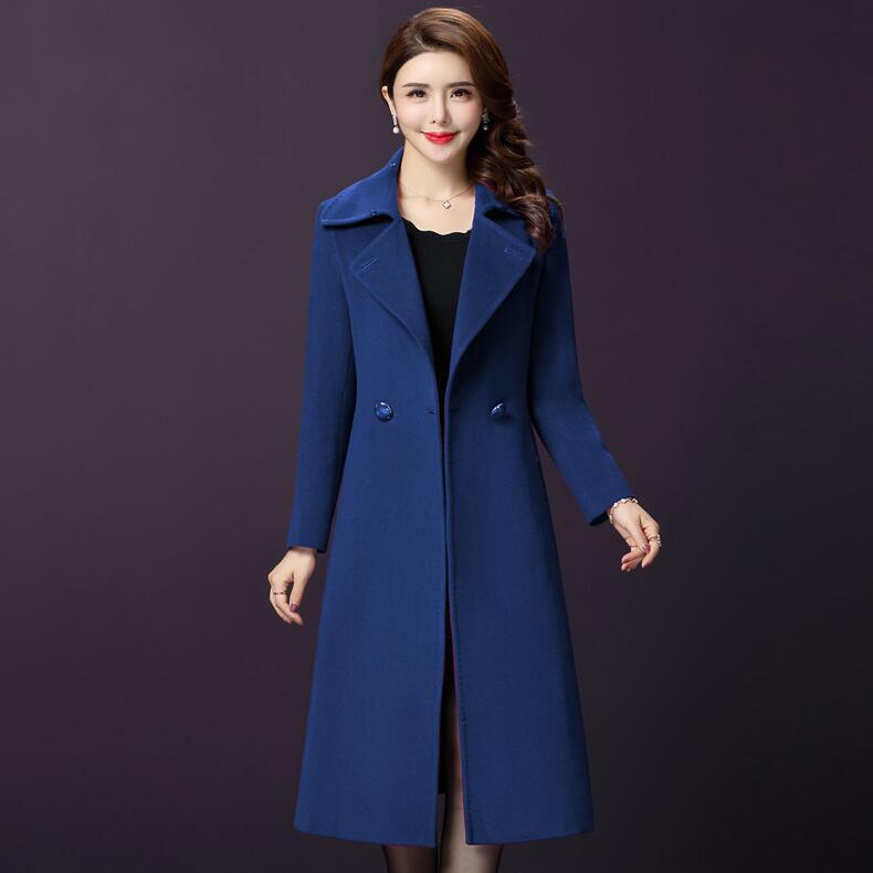 Women's Mother's Winter Woolen Coat