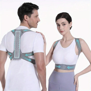 Back Support Posture Corrector For Women Men, Shoulder Supports & Immobilizers Scoliosis And Hunchback Adjustable Belt Back Brace For Lower Back Pain Posture Trainer