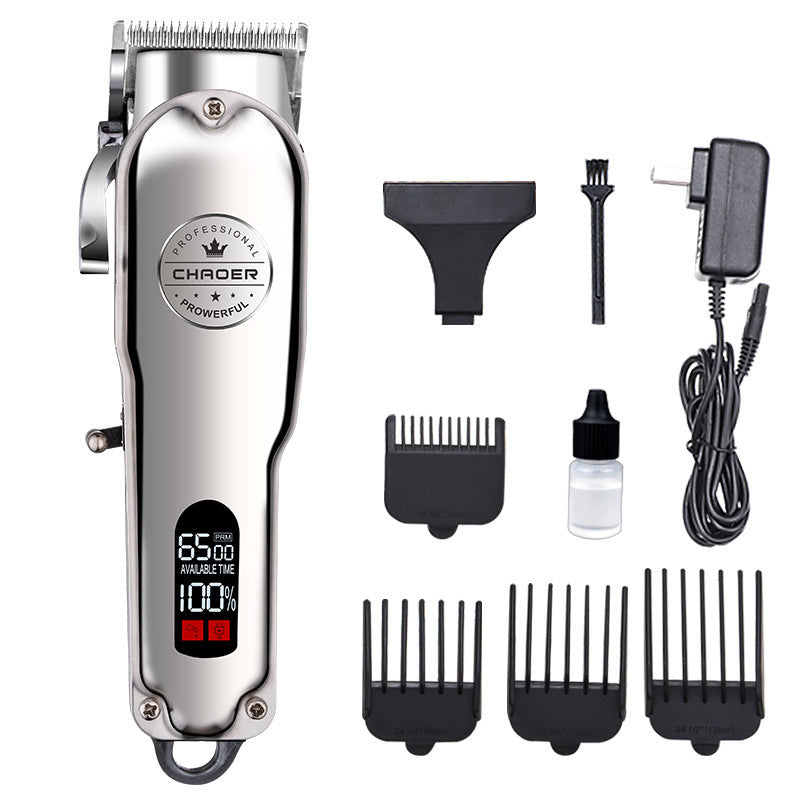 Rechargeable All-metal LCD Digital Display Electric Clippers