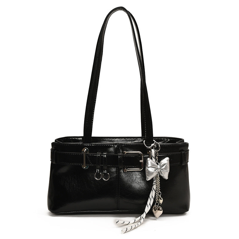 Commuter Texture Underarm Shoulder Handbag