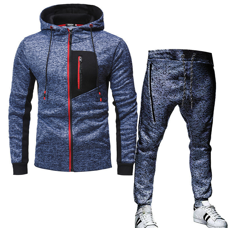 Leisure Sports Hooded Sweater Suit