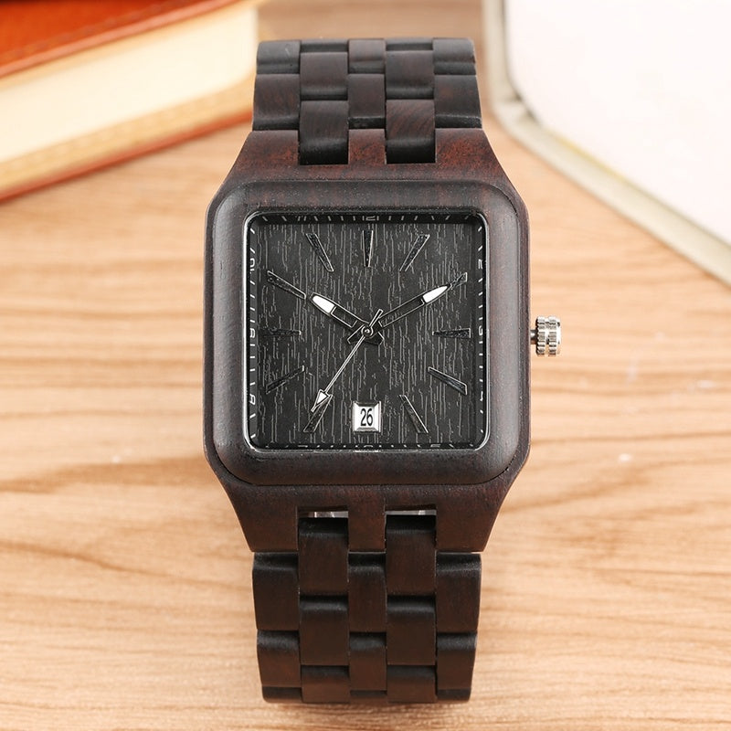 Ebony Quartz Watch
