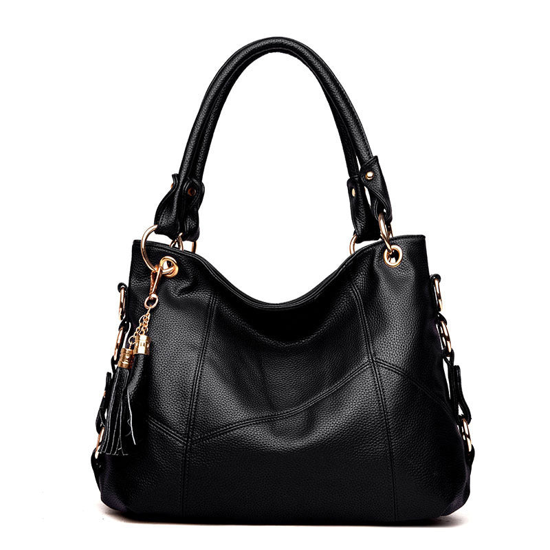 Soft leather cross-body shoulder bag