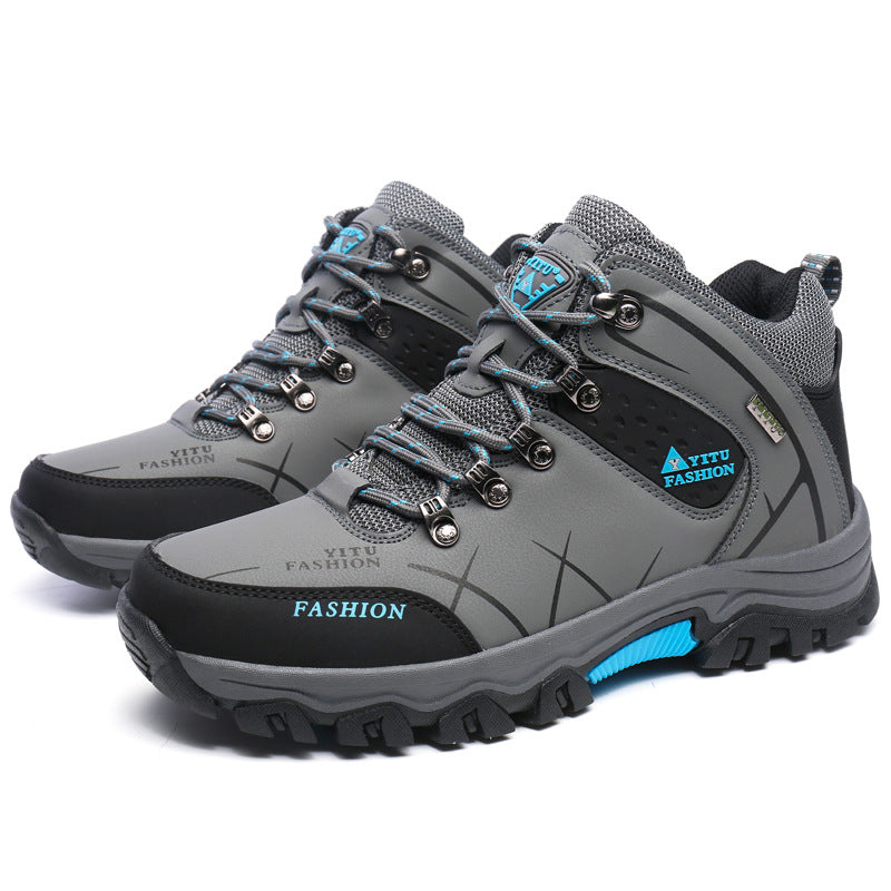 High-top non-slip hiking shoes