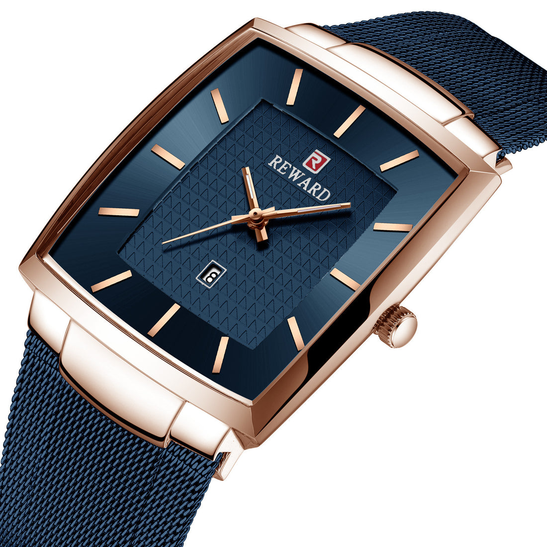 Square personality business men's watch