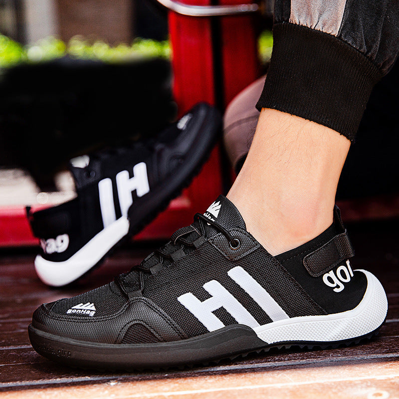 Net Red Color Matching Casual Personality Sports Running Shoes