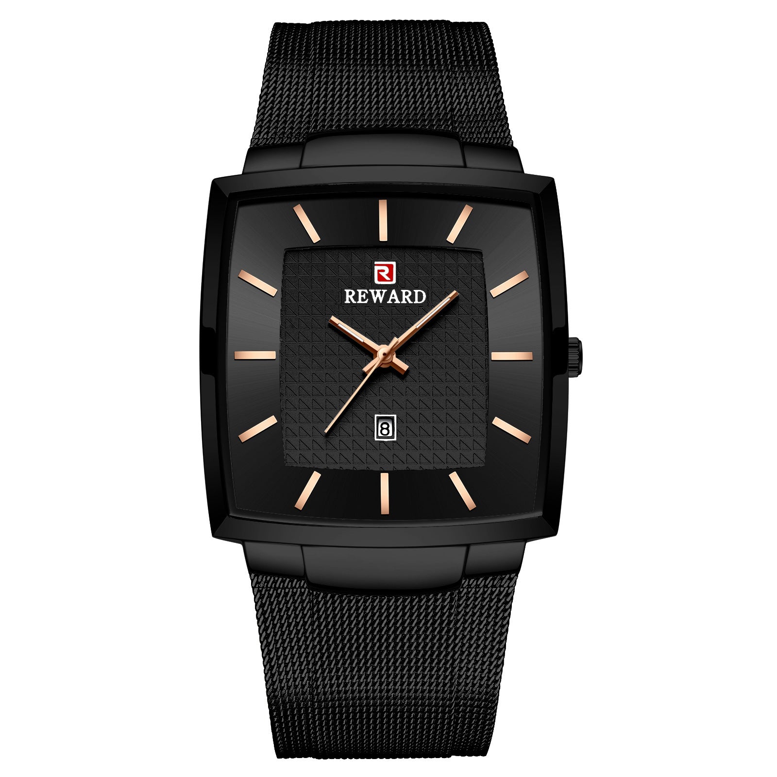 Square personality business men's watch