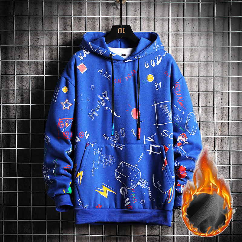 Men's casual fashion printed sweater