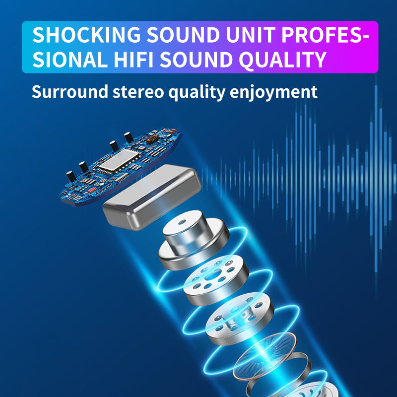 Fangshui Digital Display Hifi Sound Quality New Bluetooth Headset