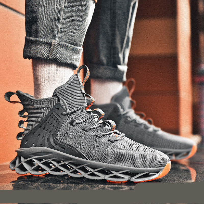 Personalized High-Top Trend Shoes Soft-Soled Running Shoes