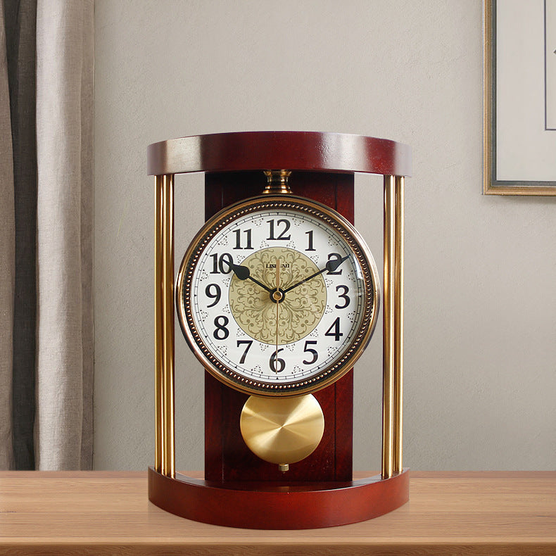 Chinese Retro Clock On The Hour Clock Pendulum Clock