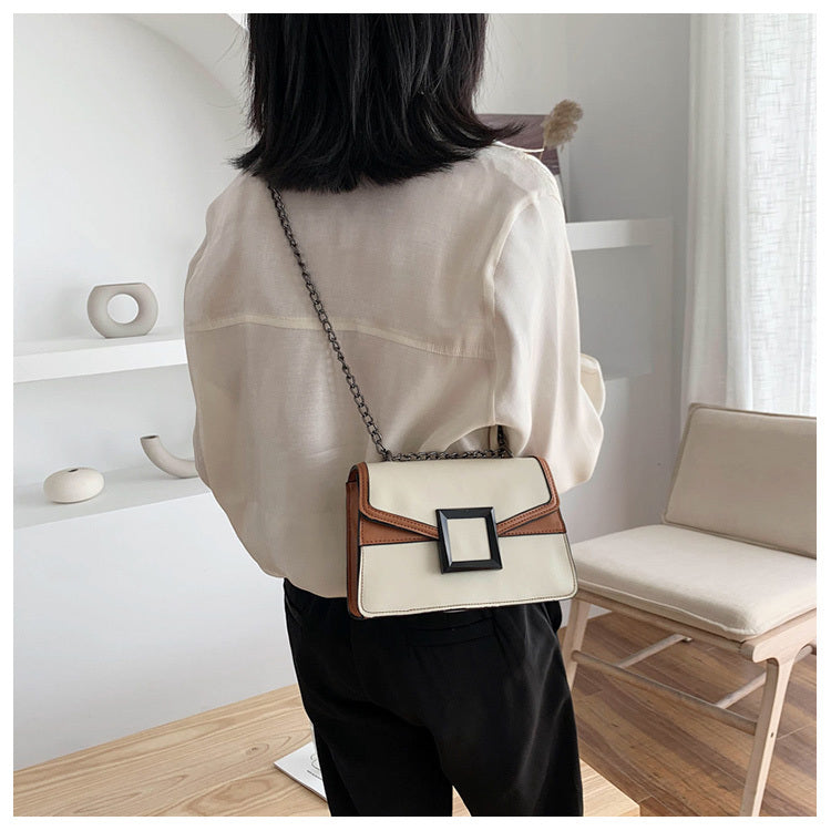 Women's buckle chain shoulder