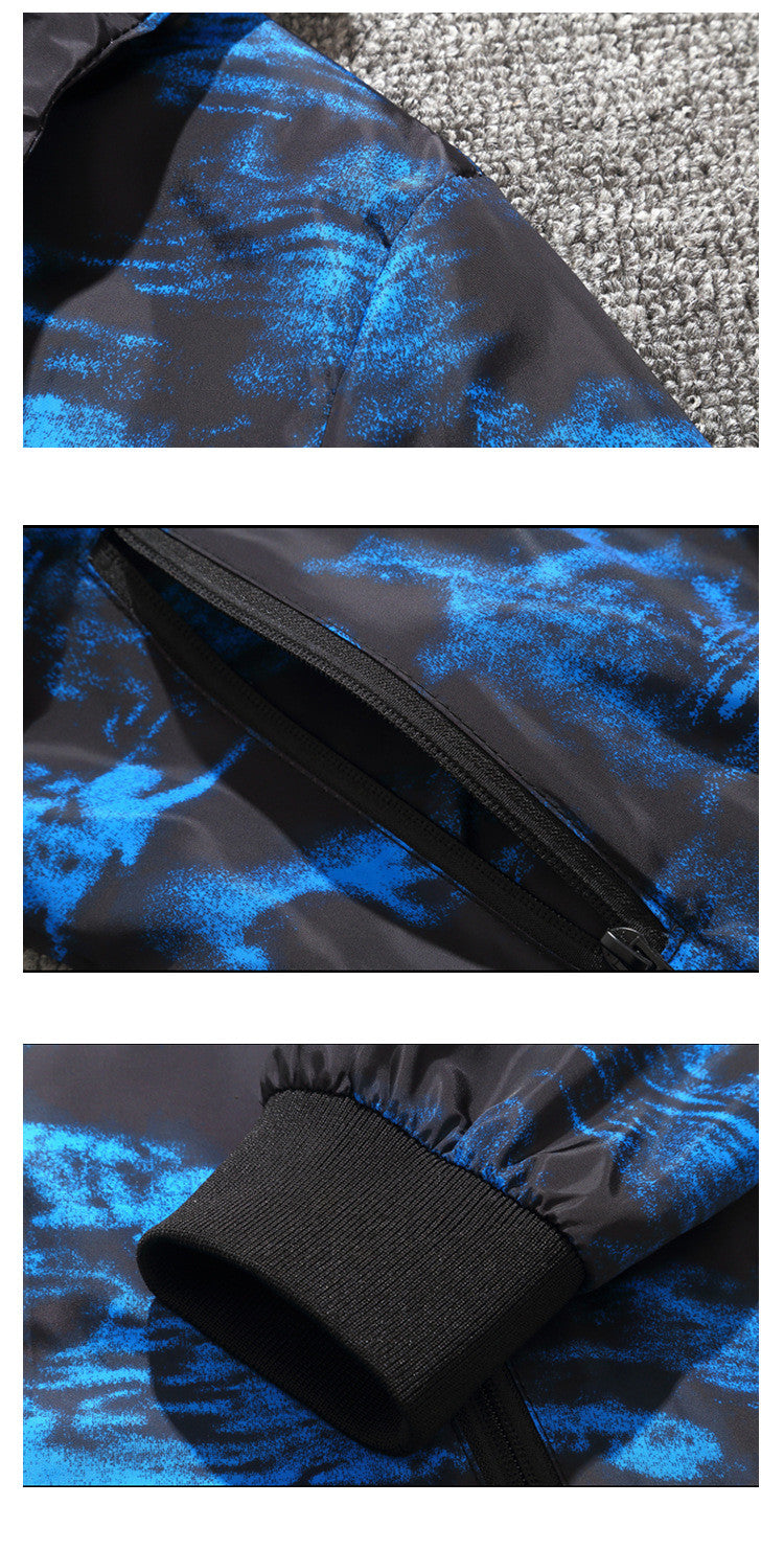 Men's Camo Jacket Thin Hooded