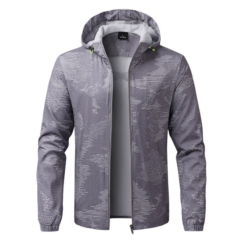 Jacket Casual Hooded Sports Baseball Jersey Men's