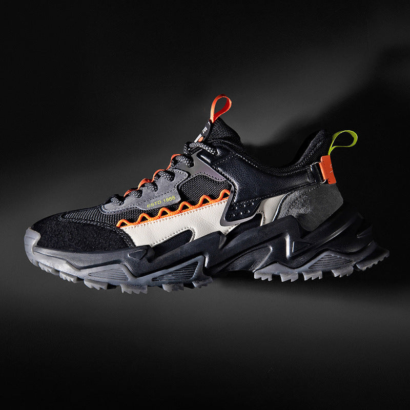 Fashion mesh stitching casual shoes