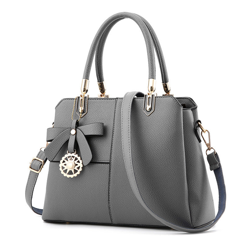Women's contrast color handbag shoulder bag