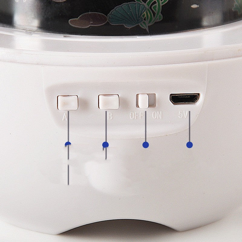 Fantasy Romantic Magic Color Rotating Star Light