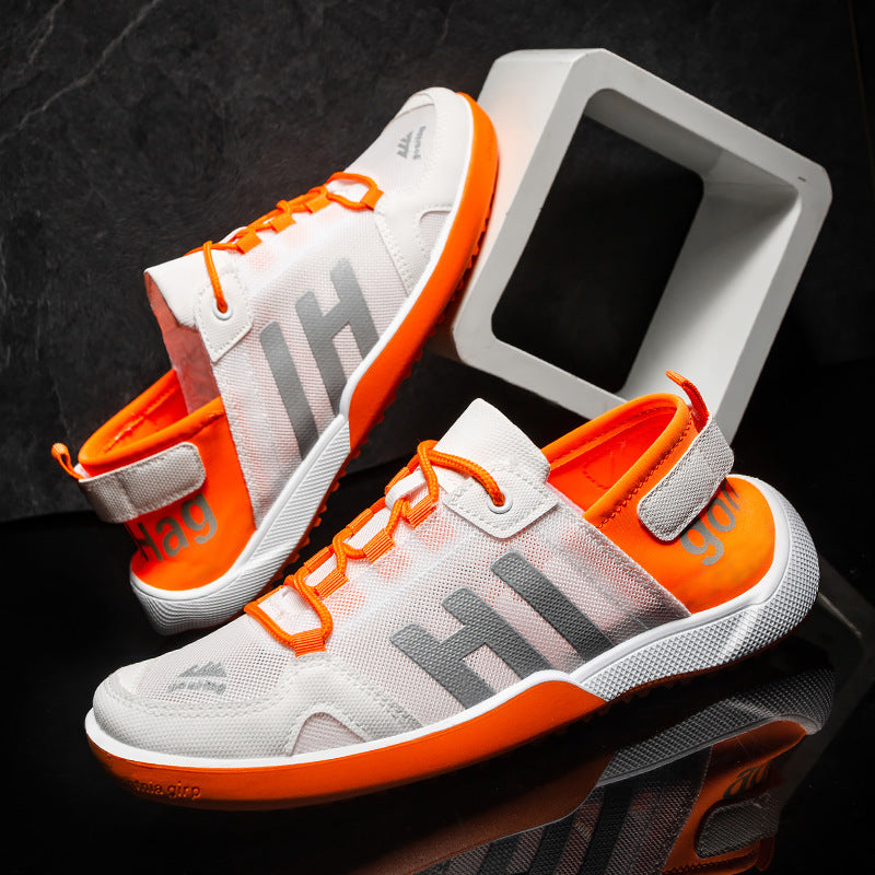 Net Red Color Matching Casual Personality Sports Running Shoes