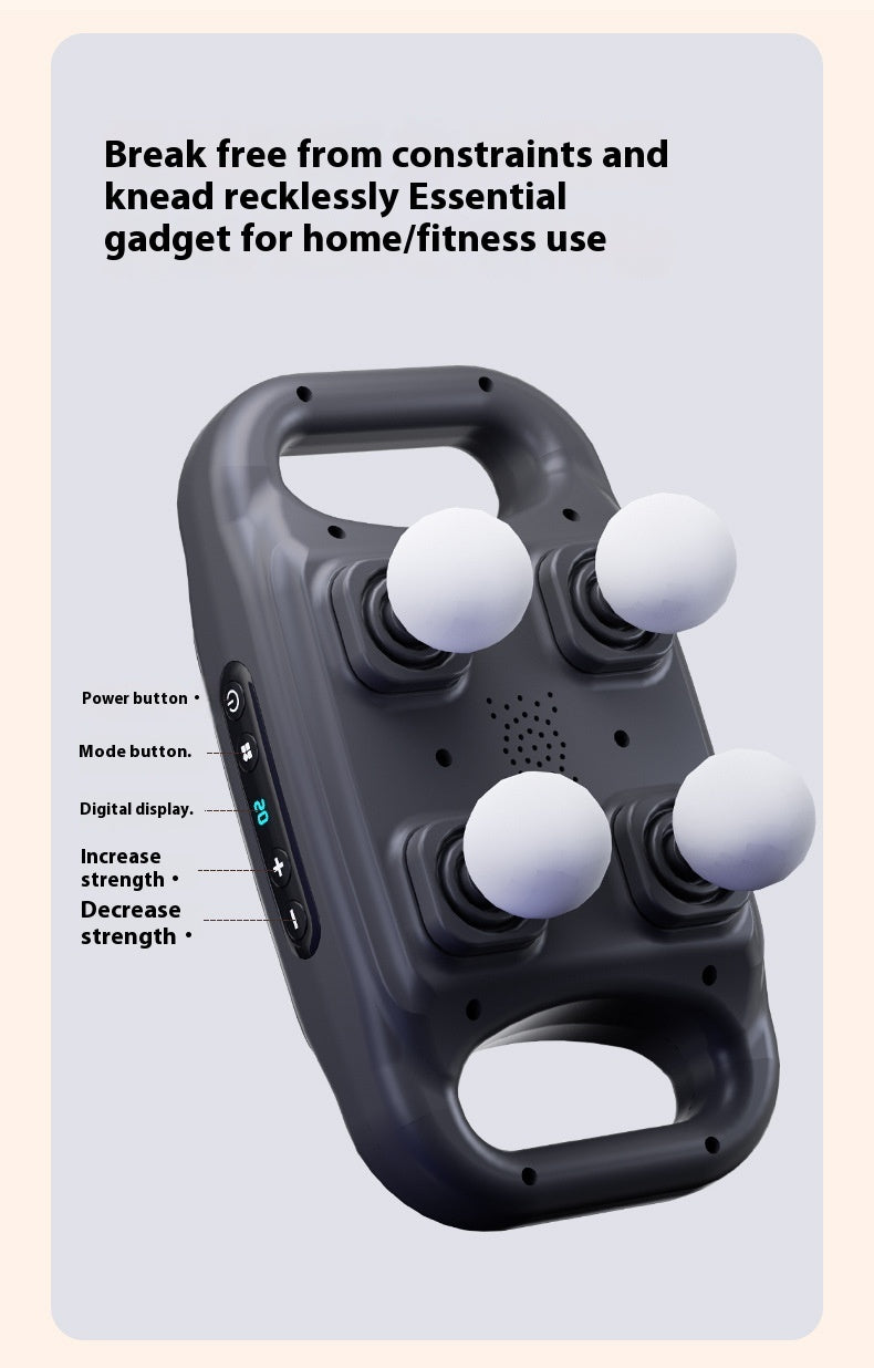 Rechargeable High-power Four-head Massager