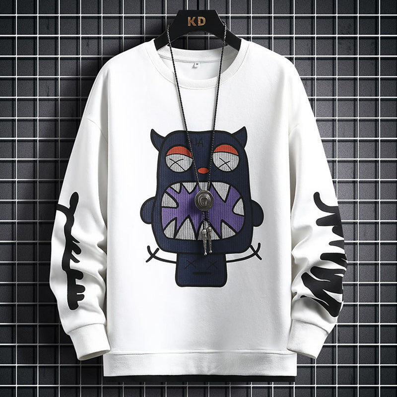 Men's Spring And Autumn Casual Cartoon Sweater