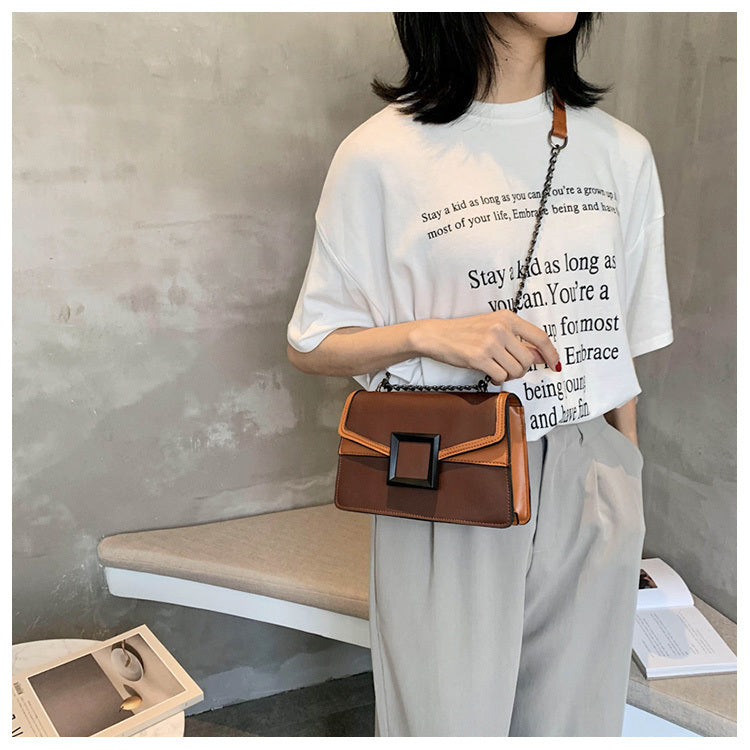 Women's buckle chain shoulder