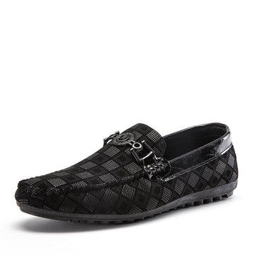 Men's leather shoes with soft soles