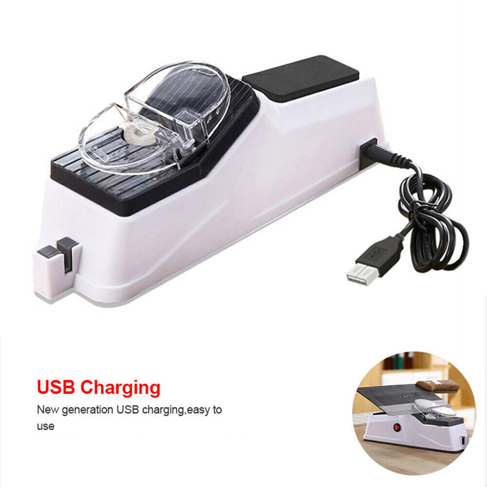 2 In1 Electric Knife Sharpener And Scissor Sharpeners Family Kitchen Home Tool