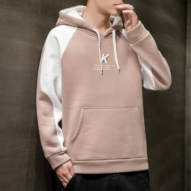 Men's Hooded Long Sleeve Sweatshirt Jacket