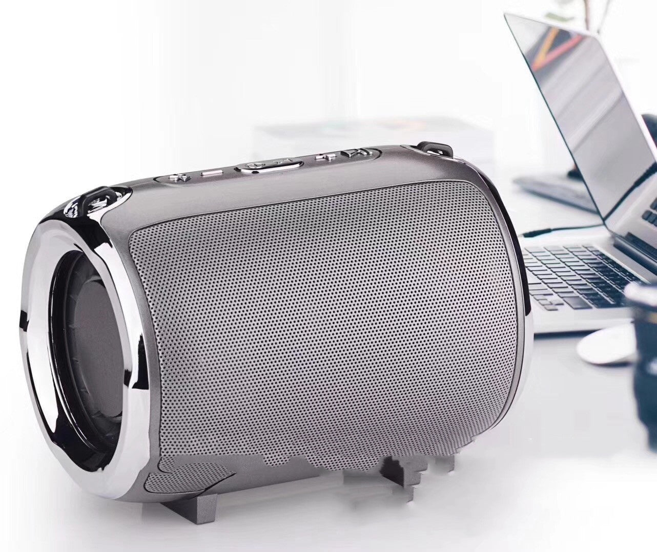 Portable plug - in subwoofer sound