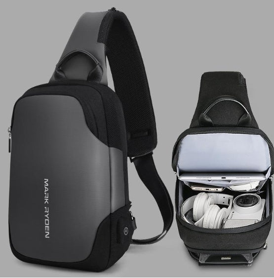 Men's bag shoulder bag casual small backpack