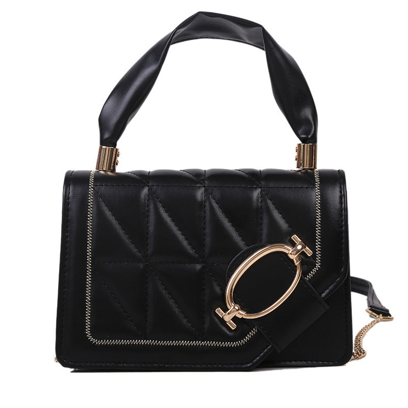 Fashion Portable Small Square Bag With Chain Shoulder