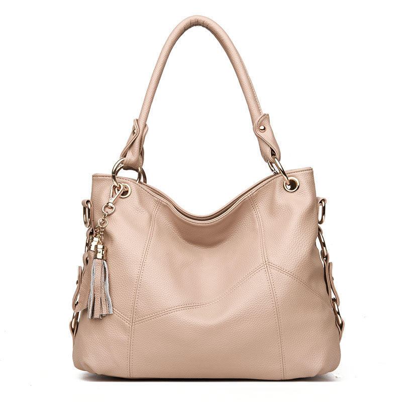 Soft leather cross-body shoulder bag