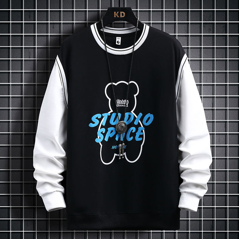 Men's Spring And Autumn Casual Cartoon Sweater
