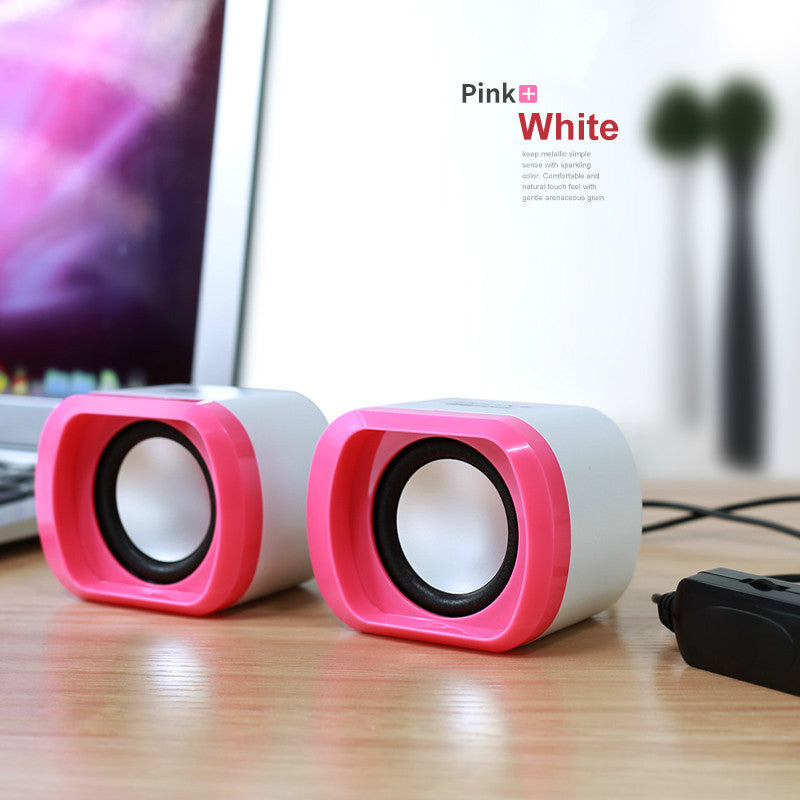 Bonks dx12 notebook small audio desktop computer USB mini speaker multimedia mobile phone subwoofer home desktop office high volume portable small audio cable speaker