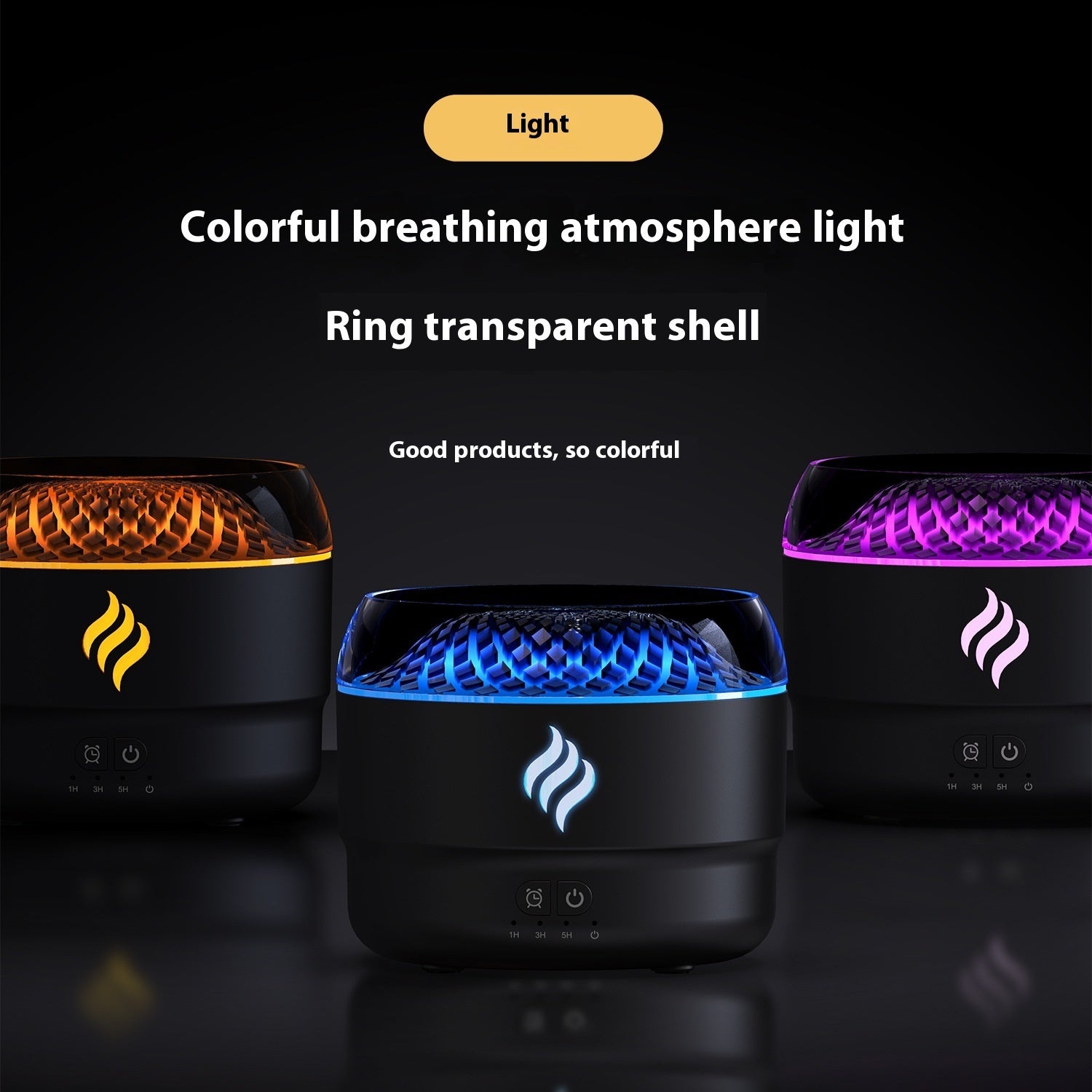 New Flame Aromatherapy Humidifier Super Large Spray Volume