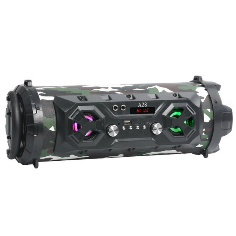 A28 Bluetooth Speaker Outdoor Portable Square Dance Barrel Audio Wireless Subwoofer