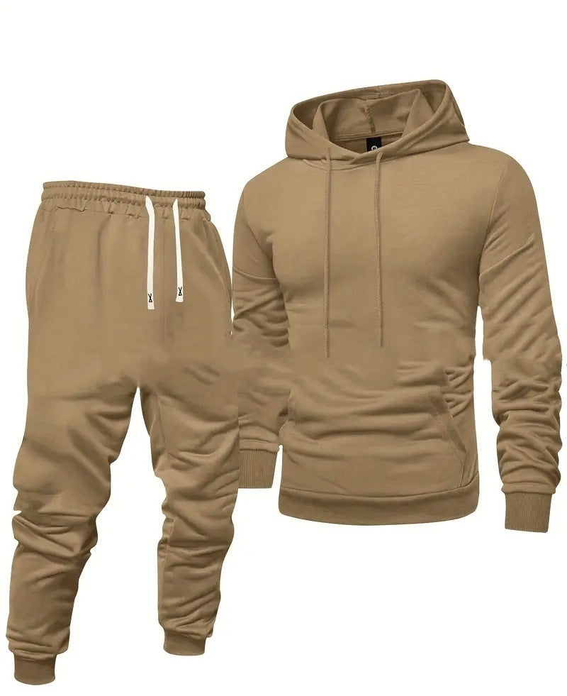 Light Board All-matching Hooded Sweatshirt And Sweatpants Leisure Sports Suit