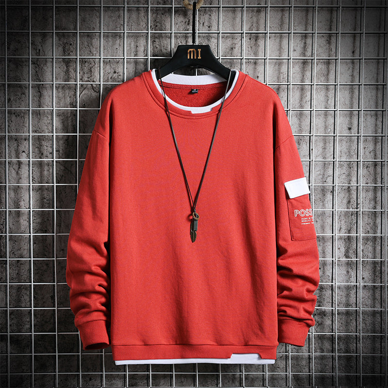 Casual Boys Hooded Long-sleeved Comfortable Sports Sweatshirt