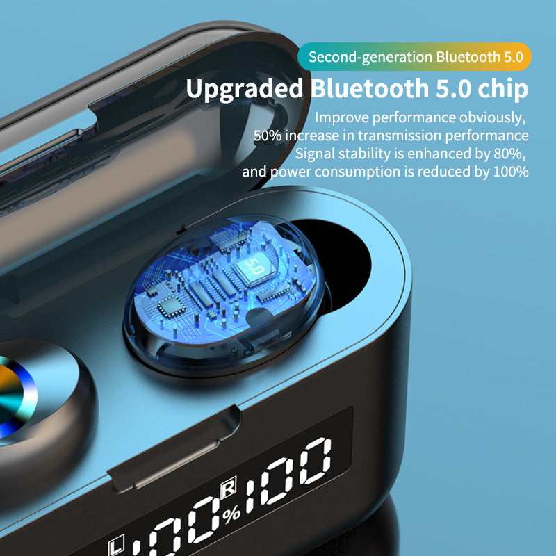 In-ear Bluetooth Headset Touch Three True Battery Display