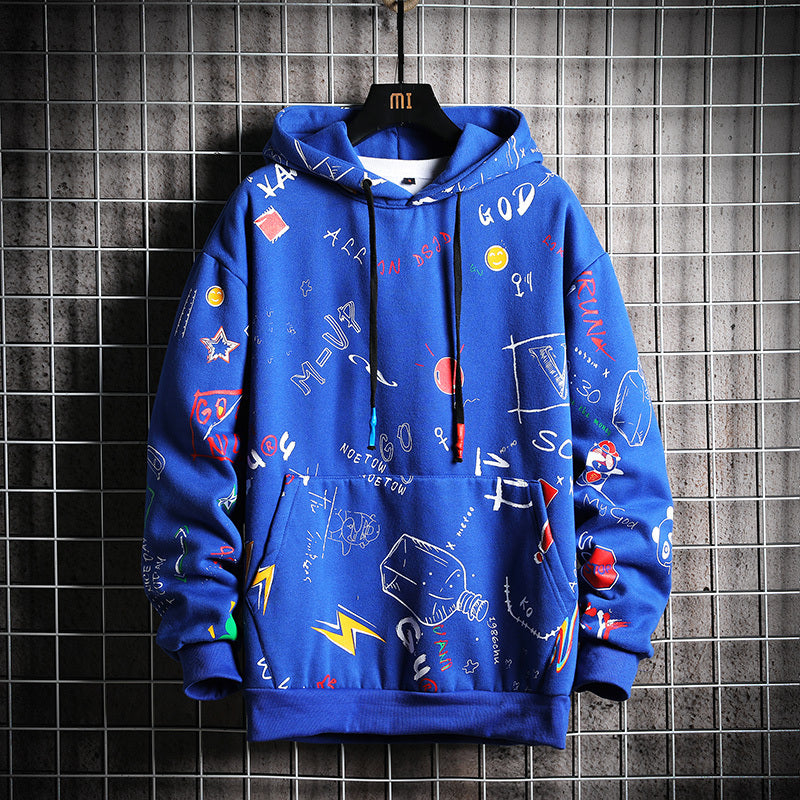 Men's casual fashion printed sweater
