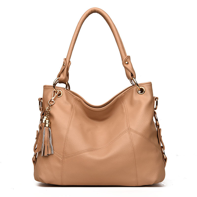 Soft leather cross-body shoulder bag
